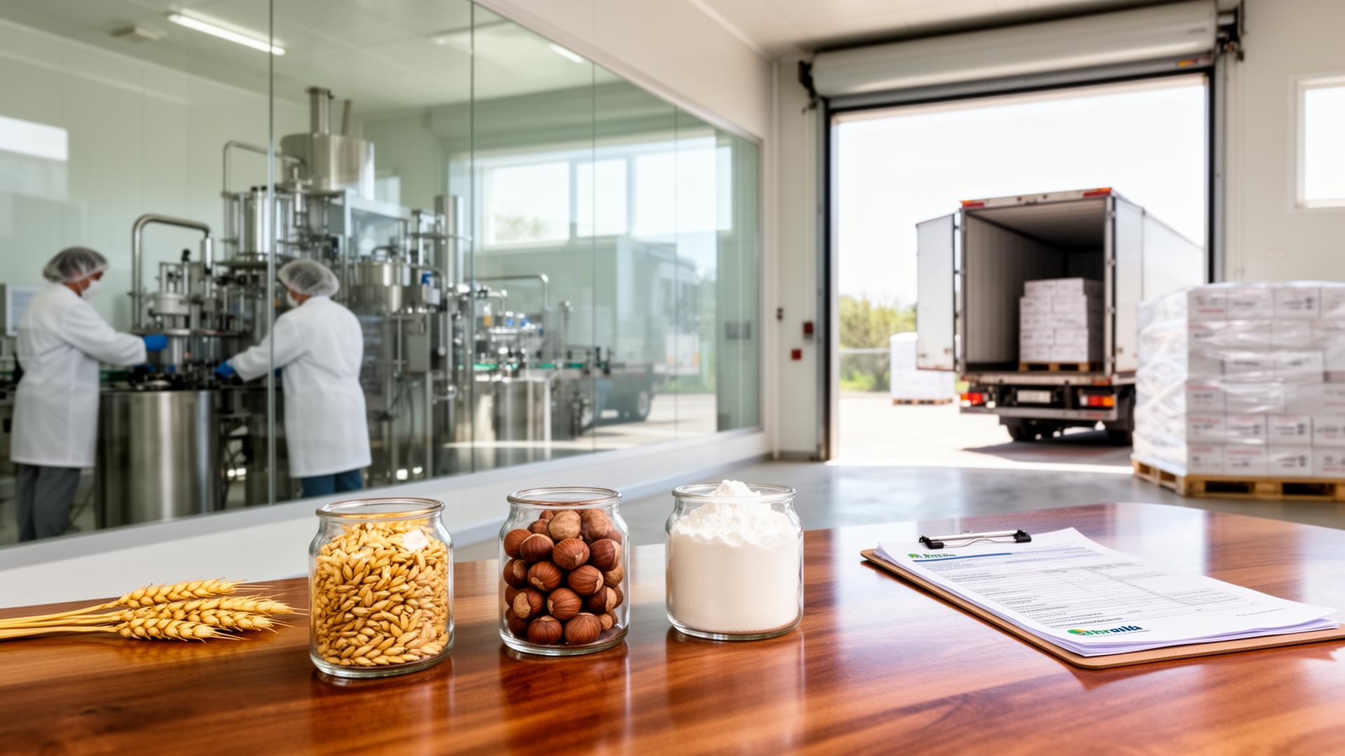 Golden wheat fields — international food trade